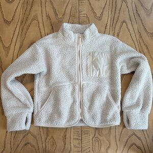 Pre~Loved ATHLETA GIRL So Toasty Jacket in Chantilly Cream Size 12
